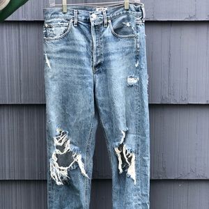 Agolde Mid-rise 90’s Fit color Fall Out